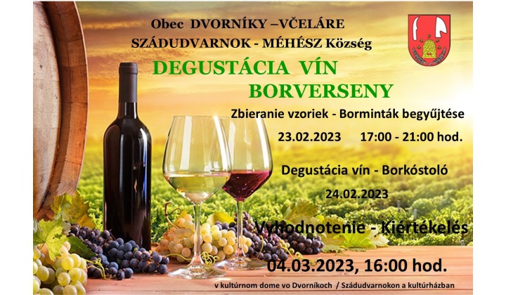 Degustácia vín - Borkóstoló