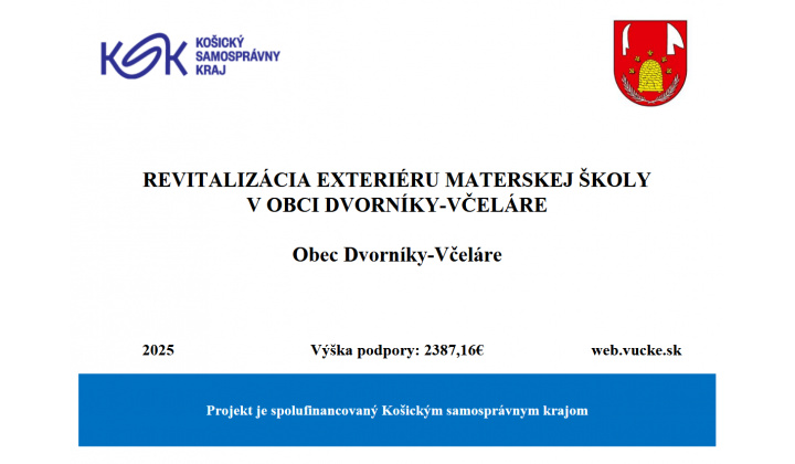 Revitalizácia exteriéru MŠ